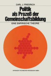 book Politik als Prozeß der Gemeinschaftsbildung: Eine empirische Theorie