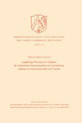 book Langfristige Planung und Aufgaben der Atlantischen Zusammenarbeit auf verschiedenen Gebieten in Naturwissenschaft und Technik