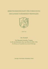 book Der Einmarsch deutscher Truppen in die entmilitarisierte Zone am Rhein im März 1936: Ein Beitrag zur Vorgeschichte des zweiten Weltkrieges