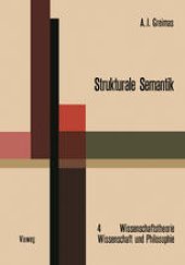 book Strukturale Semantik: Methodologische Untersuchungen