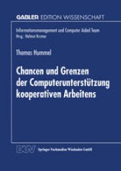 book Chancen und Grenzen der Computerunterstützung kooperativen Arbeitens