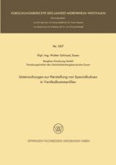 book Untersuchungen zur Herstellung von Spezialkoksen in Vertikalkammeröfen