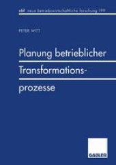 book Planung betrieblicher Transformationsprozesse