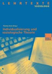 book Individualisierung und soziologische Theorie