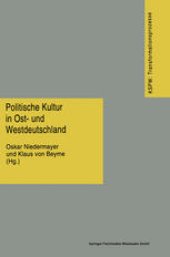 book Politische Kultur in Ost- und Westdeutschland