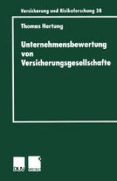 book Unternehmensbewertung von Versicherungsgesellschaften