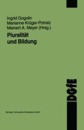 book Pluralität und Bildung