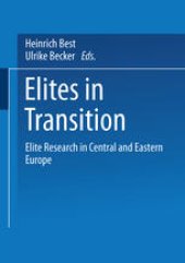 book Elites in Transition: Elite Research in Central and Eastern Europe