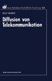 book Diffusion von Telekommunikation: Problem der kritischen Masse