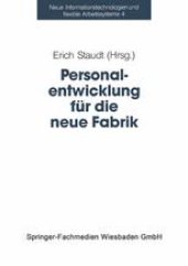 book Personalentwicklung für die neue Fabrik