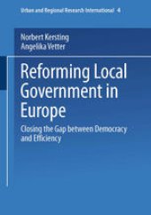 book Reforming Local Government in Europe: Closing the Gap between Democracy and Efficiency