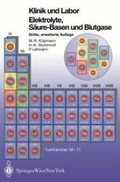 book Klinik und Labor Elektrolyte, Säure-Basen und Blutgase