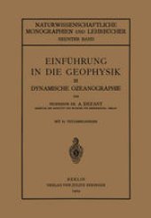 book Einführung in die Geophysik: III Dynamische Ozeanographie