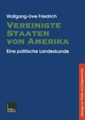 book Vereinigte Staaten von Amerika: Eine politische Landeskunde