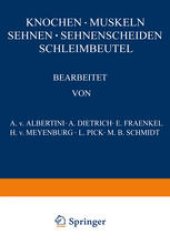 book Knochen · Muskeln Sehnen · Sehnenscheiden Schleimbeutel