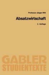 book Absatzwirtschaft