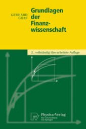 book Grundlagen der Finanzwissenschaft