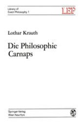 book Die Philosophie Carnaps