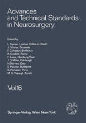 book Advances and Technical Standards in Neurosurgery