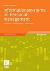 book Informationssysteme im Personalmanagement: Architektur — Funktionalität — Anwendung