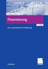 book Finanzierung: Eine systematische Einführung