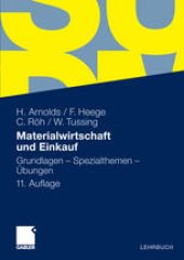 book Materialwirtschaft und Einkauf: Grundlagen – Spezialthemen – Übungen