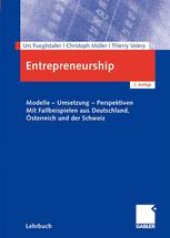 book Entrepreneurship: Modelle — Umsetzung — Perspektiven Mit Fallbeispielen aus Deutschland, Österreich und der Schweiz