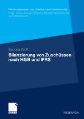 book Bilanzierung von Zuschüssen nach HGB und IFRS