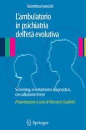 book L’ambulatorio in psichiatria dell’età evolutiva: Screening, orientamento diagnostico, consultazione breve