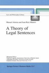 book A Theory of Legal Sentences