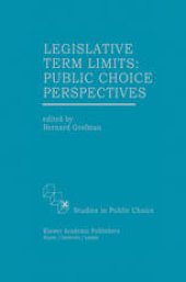 book Legislative Term Limits: Public Choice Perspectives