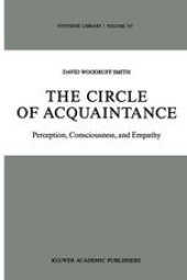 book The Circle of Acquaintance: Perception, Consciousness, and Empathy