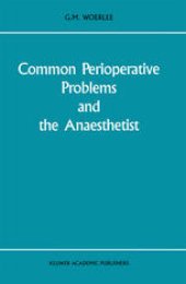 book Common Perioperative Problems and the Anaesthetist