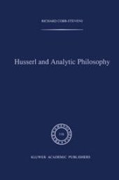 book Husserl and Analytic Philosophy