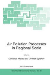 book Air Pollution Processes in Regional Scale