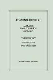 book Aufsätze und Vorträge (1922–1937)