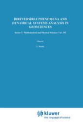 book Irreversible Phenomena and Dynamical Systems Analysis in Geosciences