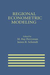 book Regional Econometric Modeling