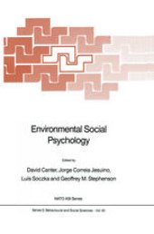 book Environmental Social Psychology