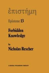 book Forbidden Knowledge: And Other Essays on the Philosophy of Cognition