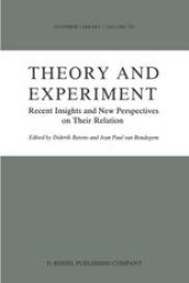 book Theory and Experiment: Recent Insights and New Perspectives on Their Relation