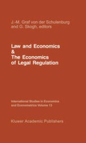 book Law and Economics and the Economics of Legal Regulation