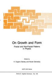 book On Growth and Form: Fractal and Non-Fractal Patterns in Physics