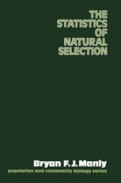 book The Statistics of Natural Selection on Animal Populations