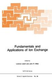 book Fundamentals and Applications of Ion Exchange