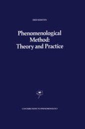 book Phenomenological Method: Theory and Practice