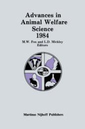 book Advances in Animal Welfare Science 1984