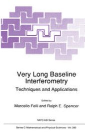 book Very Long Baseline Interferometry: Techniques and Applications