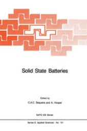 book Solid State Batteries