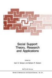 book Social Support: Theory, Research and Applications